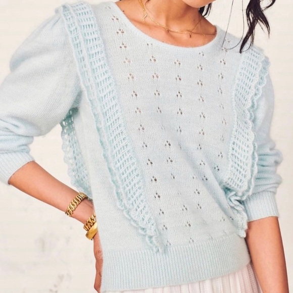 NWT LoveShackFancy Jasmine Pullover Sweater - Picture 16 of 16